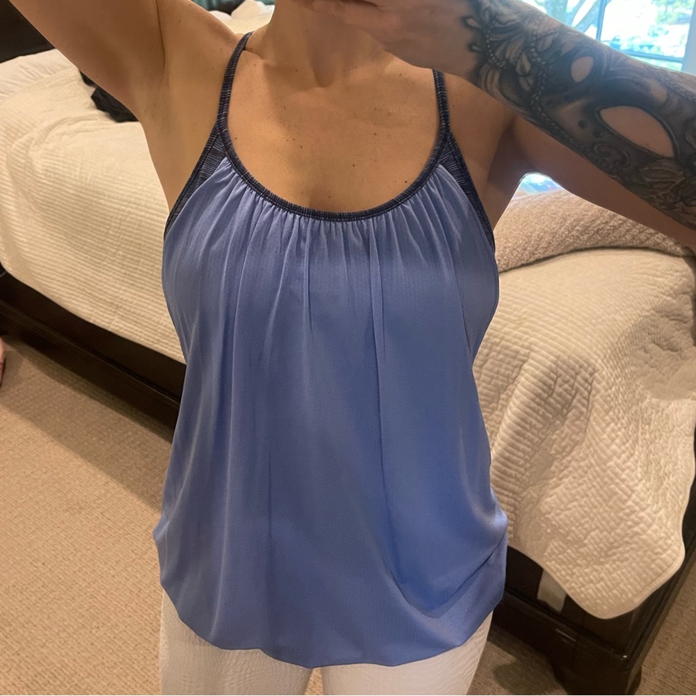 Lululemon flowy top with built in bra.